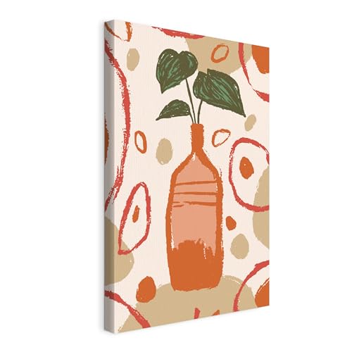 Tableau de cuisine fruits et bouteille moderne pour decoration de salon