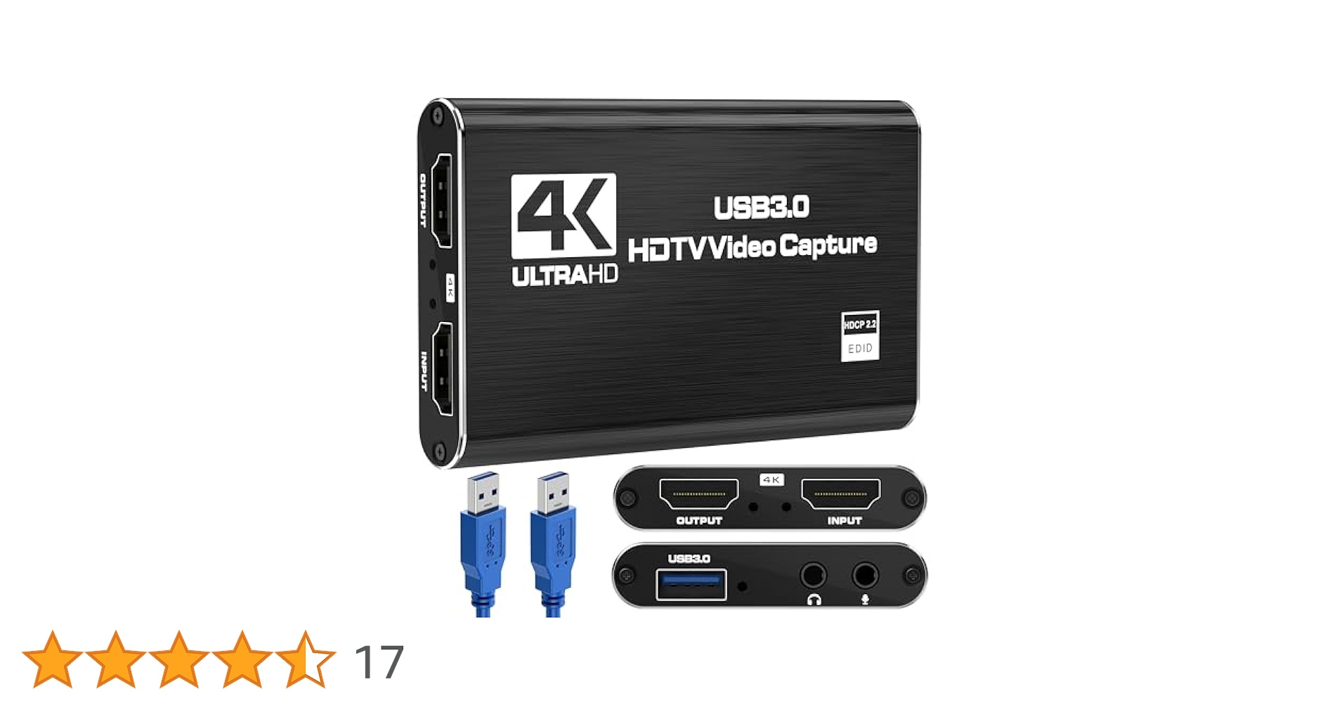 HDMI ゲーム録画・HDMIビデオ録画・ライブ配信用キャプチャーデバイス） Amazon | キャプチャボード 外付け 4K パススルー Switch対応