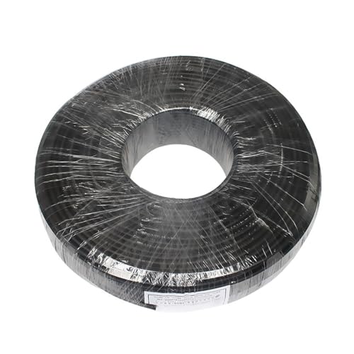 100 metros/rollo de alta calidad 6mm2 (1 0awg) Cable solar ROJO O NEGRO PV Cable de alambre de alambre conductor de cobre XLPE Chaqueta Tuz Certificación(6mm2 Black)