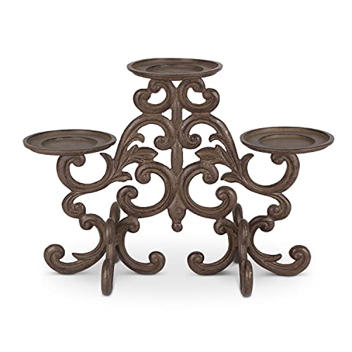 Gg Collection Acanthus 3 Candle Holder #TOP2