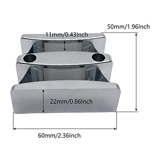 60Mmx50Mm Glass Door Limit Slider Shower Door Bottom Guide Floor Guide For Glass Sliding Door Hower Door Frameless Shower Door Guide(2Pcs) #TOP1