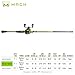 Lew's MACH 2 Baitcast Reel and Fishing Rod Combo, IM8 Graphite Blank Fishing Rod, Winn Dri-Tac Ultra Handle, Black/Green