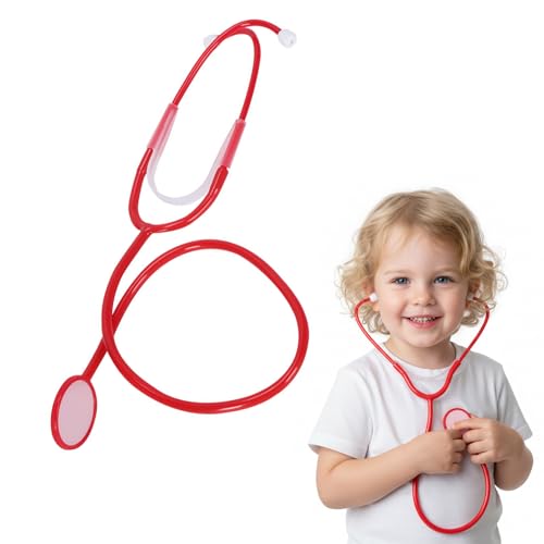 KOQAIIZ Estetoscopio, Juguetes Educativos para Niños Juegos de Imaginación Veterinario, Médico y Enfermera - Juego de Roles