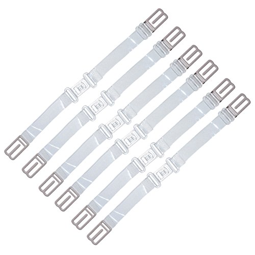 DoHope -  Cinghie - Donna Clear & Invisible: 6pcs clear bra strap holder Taglia unica