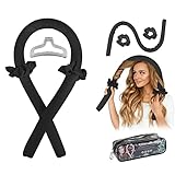 Heatless Curling Rod Headband,No Heat silk curlers hair rollers for long hair and you can sleep in soft foam hair curlers curling rods overnight,curling ribbon and flexible rods for natural hair