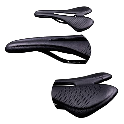 Ricyrlk Bike Seat - Road Bike Saddle Comfortable Mtb Saddle Lightweight Carbon Fiber Bicycle Saddle Cycling Leather Soft Seat Cushion #TOP1
