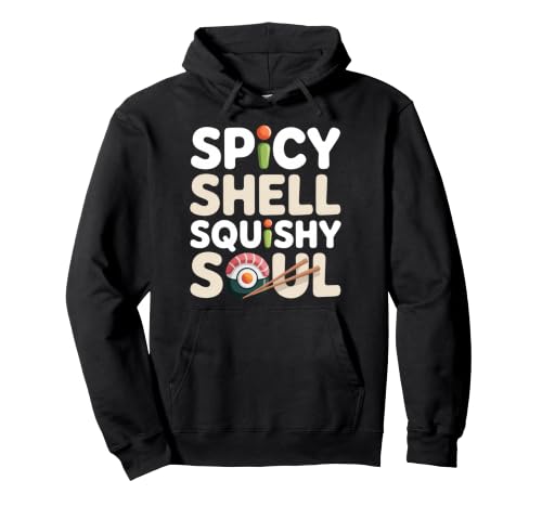 Spicy shell, squishy soul. Cute Sushi �p�[�J�[