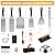 Terlulu Griddle Accessories Kit, 28 PCS Flat Top Grill Accessories for Blackstone and Camp Chef, Metal Spatula Set with Burger Press, Melting Dome, Tongs, Scraper, Carry Bag for Outdoor Grilling BBQ