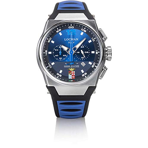 Locman Marina Militare 0555A02S-00BLMMSB Montre analogique pour homme