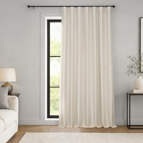 Rideau occultant Half Price Drapes, 100 x 84, blanc cassé