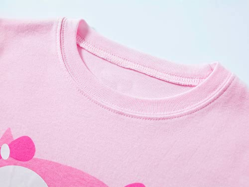 Dolphin&Fish Girls Pajamas Owl Little Kids Pjs Sets 100% Cotton Toddler Sleepwears Size 10 Pink #TOP1