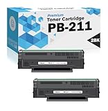 Ultra Toner® Compatible Replacement for PB-211 Black Toner Cartridge PB-211EV for Pantum P2500W P2502W M6550 M6550NW M6600 M6600NW M6552NW PB211 PB211EV Printer (2PK)