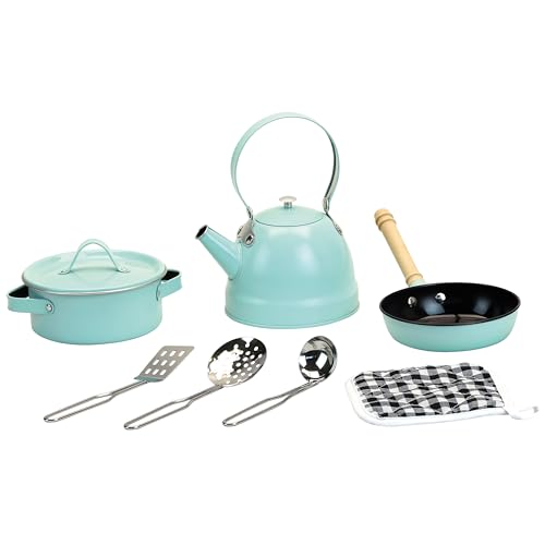 Vilac - Dinette vintage, 8177 pour des heures de jeu de cuisine en métal