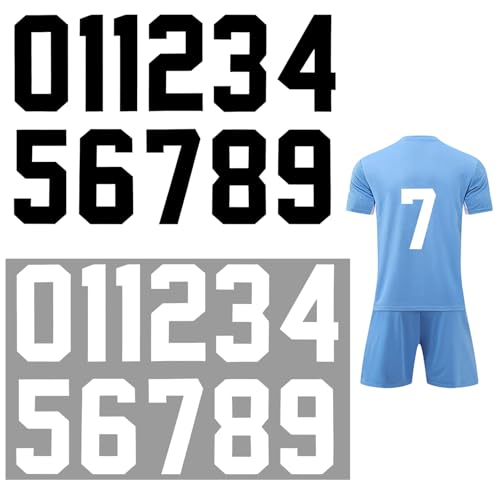 22Pcs Iron on Numbers Fade Resistant Iron on Numbers for Jersey Safe Heat Transfer Lettersiron on Numbers for Team Uniforms Jersey Numbers and Craft Projects