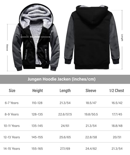 Sweat à Capuche Garçon Chaud et Isolant avec Doublure Hiver - 6