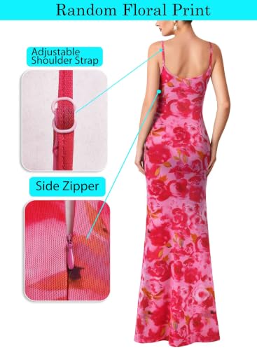 Image of VFSHOW Womens Sexy Spaghetti Strap Formal Prom Evening Gala Long Maxi Dress