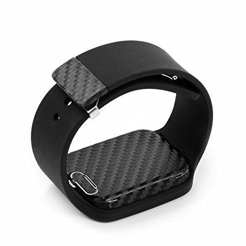 Armorsuit Black Carbon Fiber Skin Back Protector Film + Hd Clear Screen Protector For Sony Smartwatch 3 - Hd Clear #TOP5