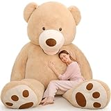 MaoGoLan Giant Teddy Bear Stuffed Animal, 10 Feet Tall, Jumbo Size Plush, Charming and Fluffy for Decorations, Celebrations, Valentine's Day