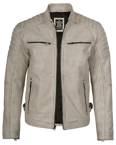 Image of Decrum Real Lambskin Mens Leather Jacket