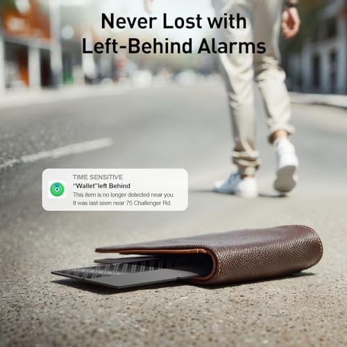 2026 Apple MFi Certified Wallet Tracker Smart Card for Find My iPhone Ultra Thin Air Tracker Tag for Travel, 5 Years+ Staying Power, IP69 Waterproof, Key Finder & Item Locator for Keys, Bags, Passport — view 6