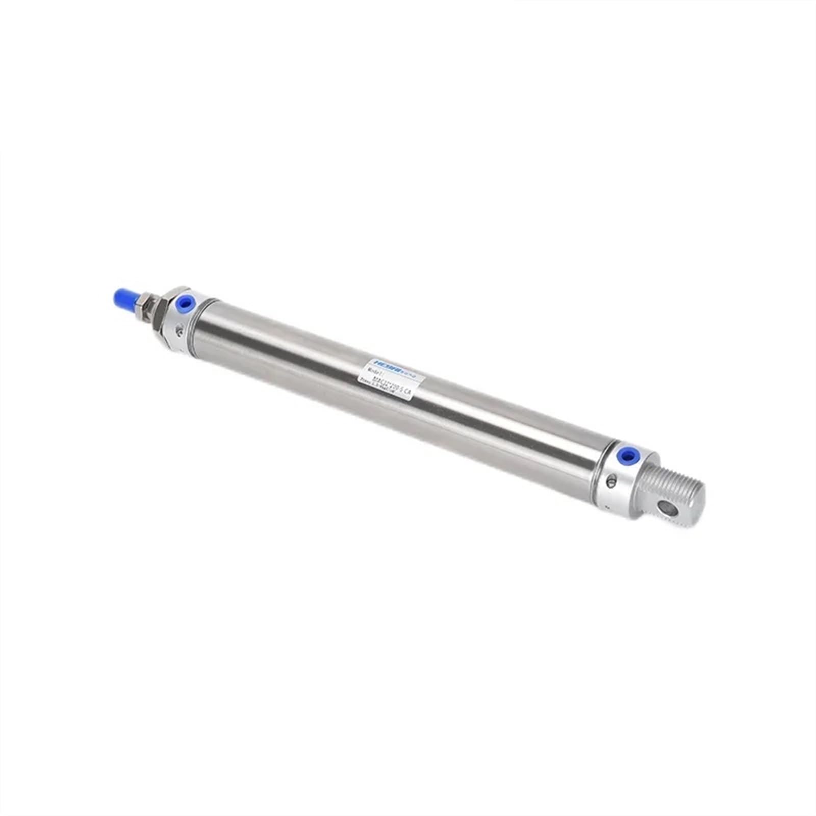 Mini cilindro neumático de acero inoxidable con amortiguador Cilindro neumático Diámetro MAC32 Carrera 25-300 mm Cilindro de aire(MAC32X250-S-CA)