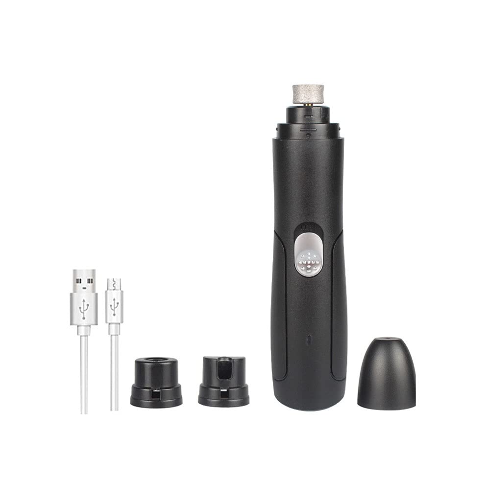 Molinillo de Clavo para Perros - Profesional Recargable eléctrico Recortador de Clavos para Mascotas Patas sin Dolor Grooming y alisado USB Recargable para pequeños Perros Grandes y Gatos