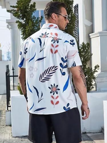 Image of OM SAI LATEST CREATION Men's Casual Cotton Shirt - Button Down Summer Shirt for Men | Lightweight Textured Fabric | Perfect for Daily & Weekend Wear