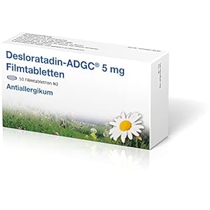 Desloratadin ADGC 50 Stück zur Behndlung von Symptomen bei allergischer Rhinitis