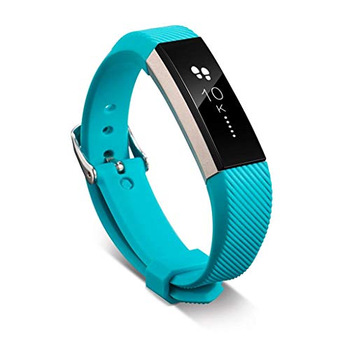 TLZR para Fitbit Alta HR reemplazo de la Correa de la muñeca de Silicona Cierre Inteligente Reloj Pulsera Sky Blue Cover