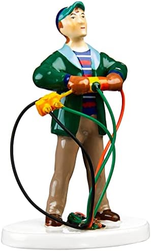 Department 56 National Lampoon Christmas Vacation Fire It Up Dad Accessory Figurine, Standard, Green