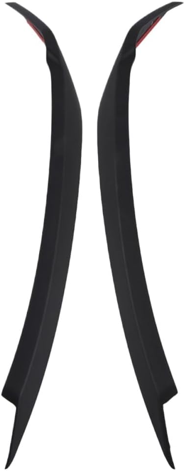 Car Headlight Eyebrow Molding Trim Compatible With 2019 2020 2021 2022 L10A(Emitting Color: Matte Black)