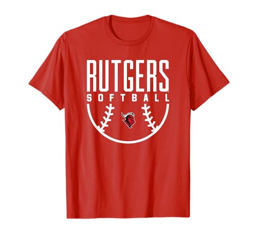 Rutgers University Scarlet Knights Softball Arch T-Shirt