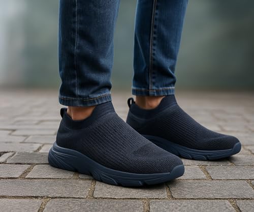 Image of Kraasa ProRider Running Shoes for Men | Walking & Gym Shoes with Max Cushion Technology | Lace Up Sneakers for Men