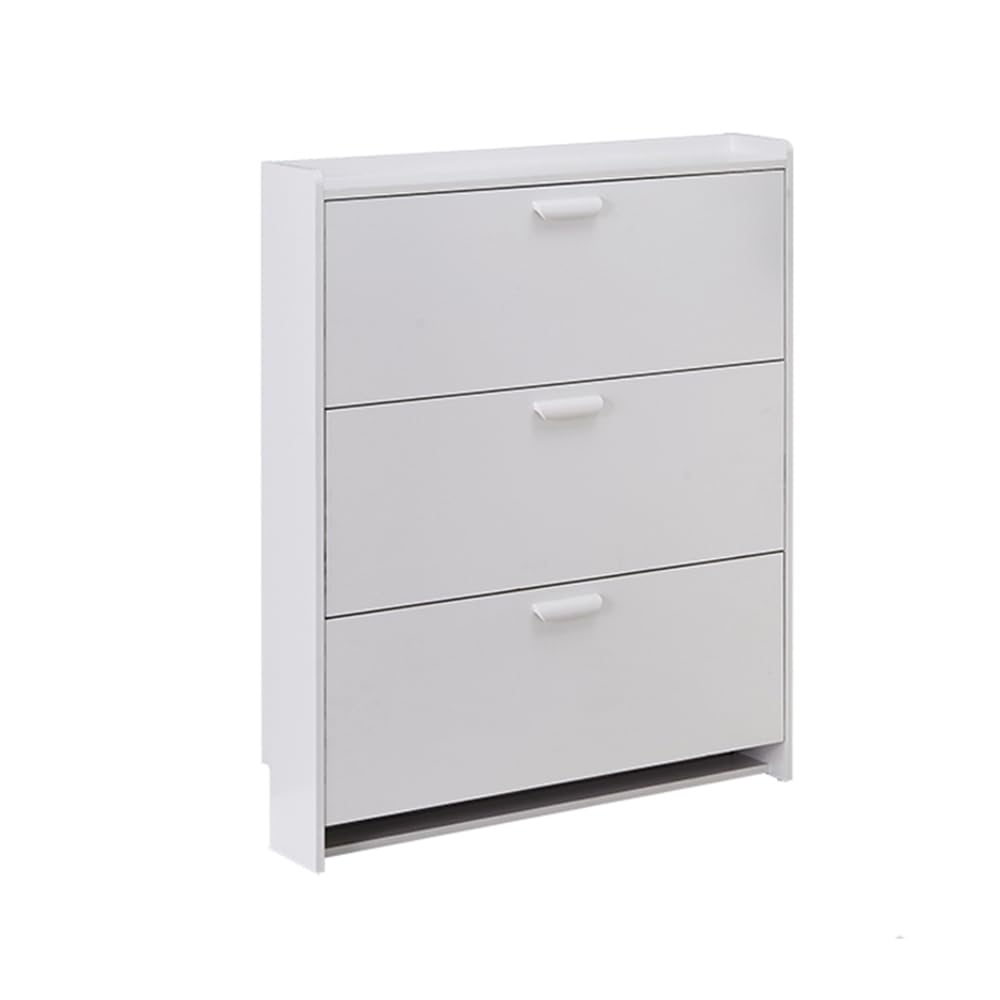 Meuble à chaussures pour entrée et appartements design blanc 40 cm