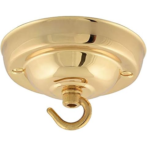 ElekTek 108mm Ceiling Rose with Hook Cover