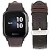Compatible for Garmin Venu 2 Plus Band, Youkei Crazy Leather Strap Replacement Band Straps for Garmin Venu Sq Smartwatch/Venu 2 Plus Smartwatch (Coffee)