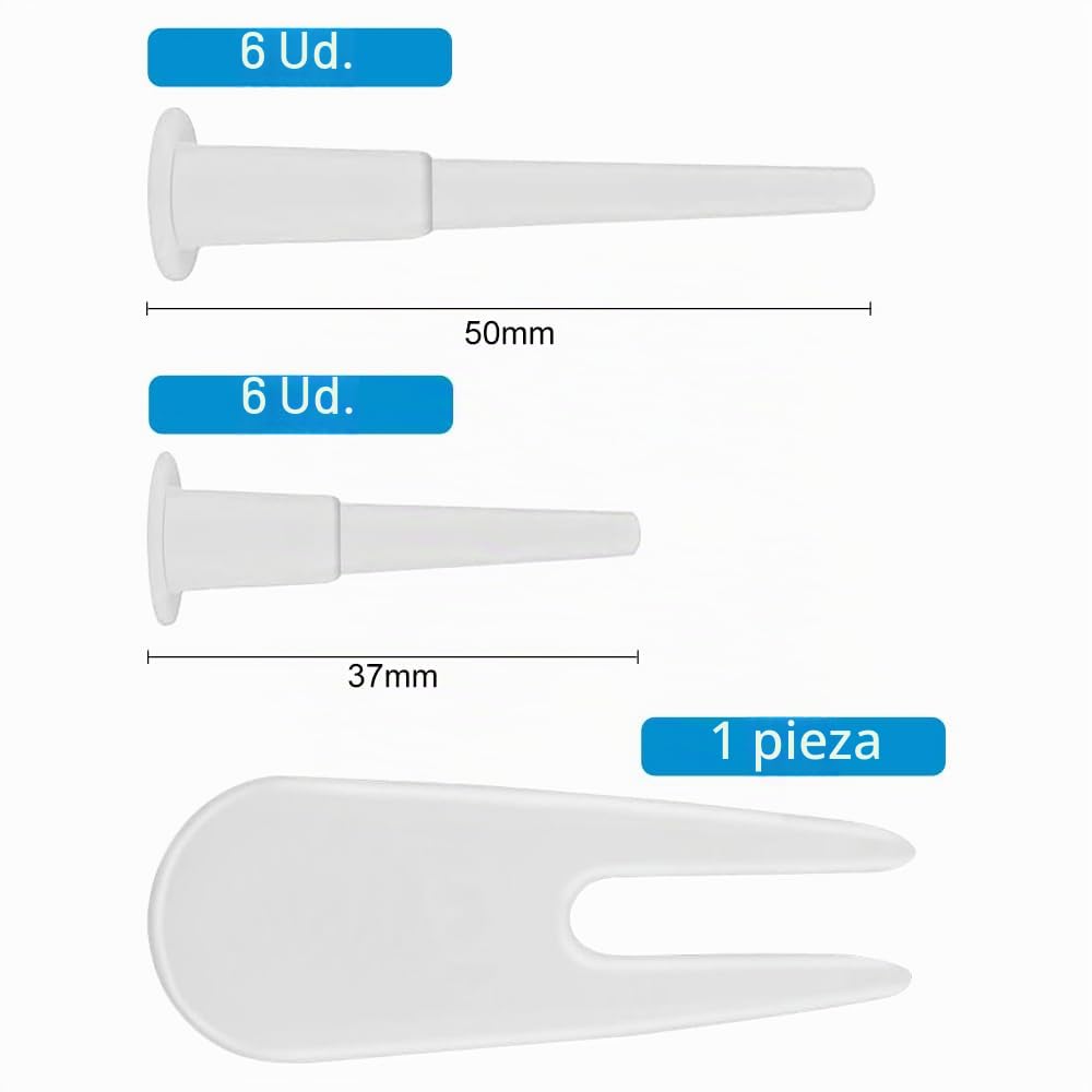 12 Piezas Tapón para Pelota de Ejercicio, Pelota de Yoga Pelota de Ejercicio Fitness Tapón de Aire Pin Adaptador Kit con 1 Pieza Extractor de Tapón para Pelota de Ejercicio Fitness Cama