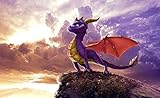 39x24 inch, 98x60 cm Weretlyop 39x24 Inch The Legend of Spyro Silk Poster 5GS5-28D