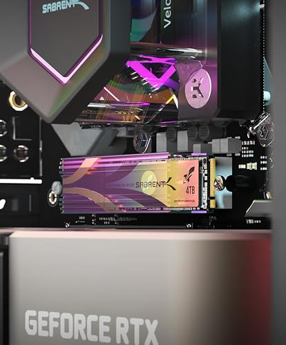 SSD 4TB, SSD interno, SSD NVMe PCIe M.2 2280, Disco a stato solido ad alte prestazioni, Gen 4, fino a 7Gbps, Rocket 4 Plus-G con dissipatore di calore (SB-RKTG-GHSK-4TB) - Hdd - Immagine 1