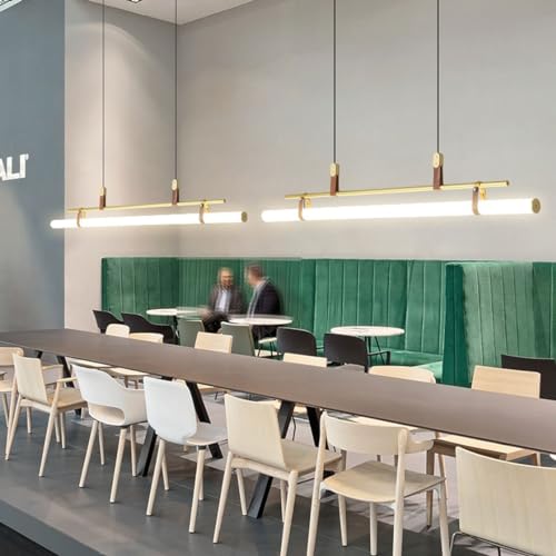 Suspension linéaire à LED avec intensité variable pour illuminer votre bureau - 8