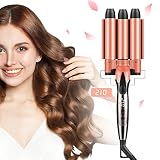 El mejor regalo: muestra siempre tu estilo de cabello diferente y único según las diferentes ocasiones con este rizador de cabello de 3 barriles, recibes muchos elogios de los demás. Es el mejor regalo de cumpleaños o vacaciones para sus seres queridos.