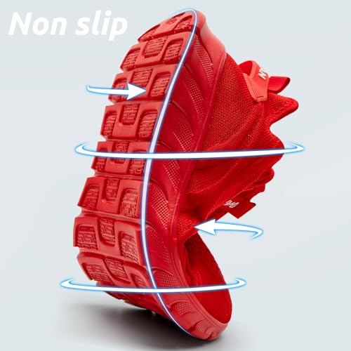 Image of Men Running Shoes Tennis Walking Gym Slip On Workout Athletic Fashion Sneakers Lightweight Breathable Sport Jogging Casual Shoe