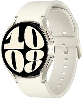 Samsung Galaxy Watch6 Smartwatch, Gesundheitsfunktionen, Fitness Tracker, LTE, 40 mm, Gold, Inkl. 36 Monate Herstellergarantie [Exklusiv bei Amazon]