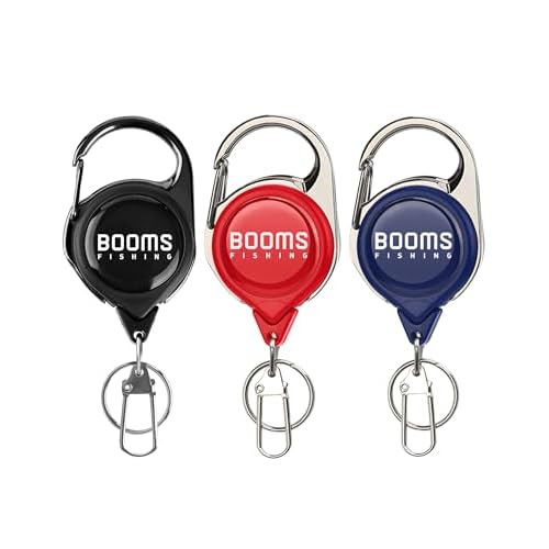 Booms RG1 Fly Fishing Zinger Retractor 3-Pack Multicolor