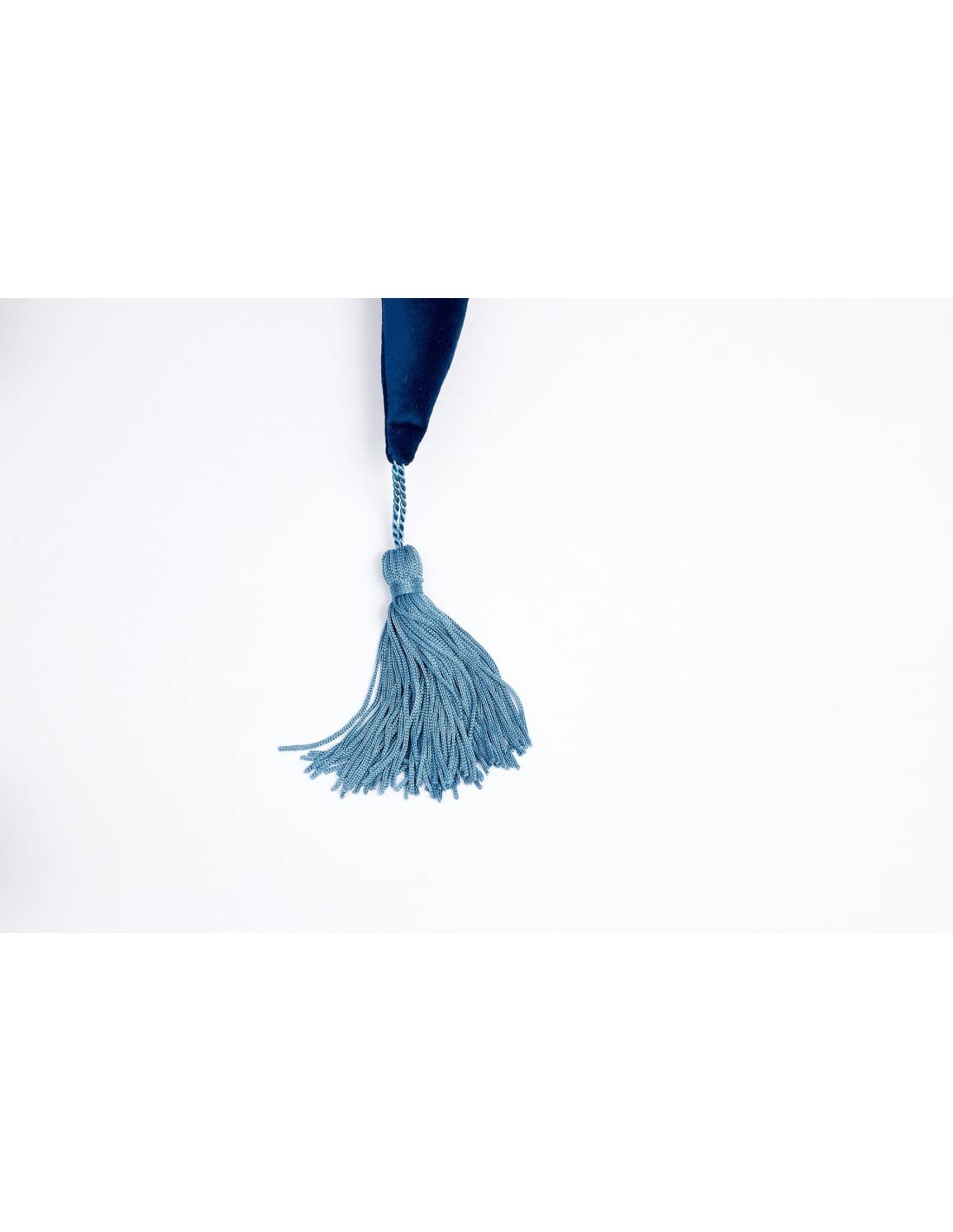 Bellochi Cuscino Decorativo Con Riempimento Anallergico - Cuscino Bambini - Cuscino Velluto a Forma di Luna - Cameretta Neonato Decorazioni - Blu