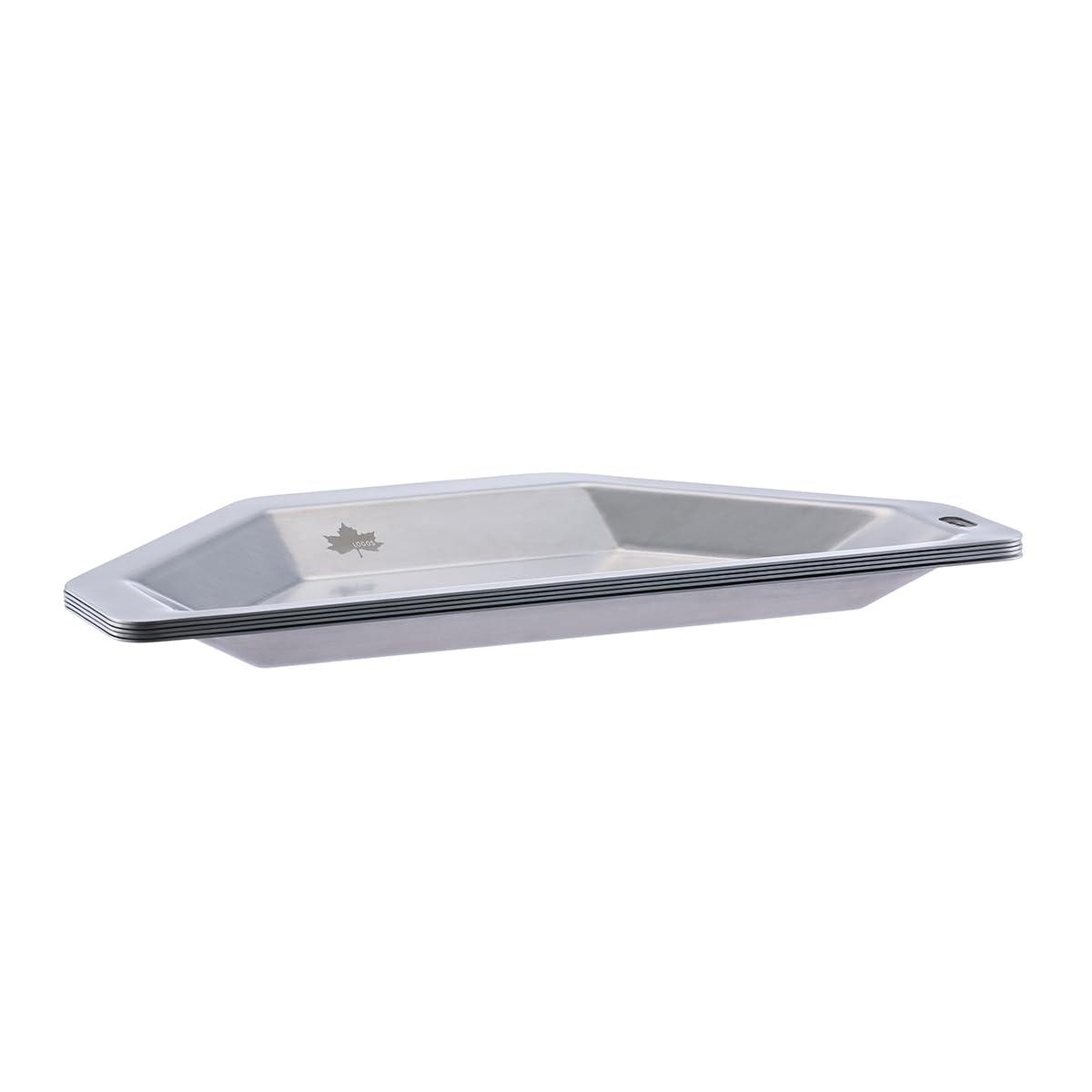 LOGOS 81280050 Polygon Stainless Party Plate