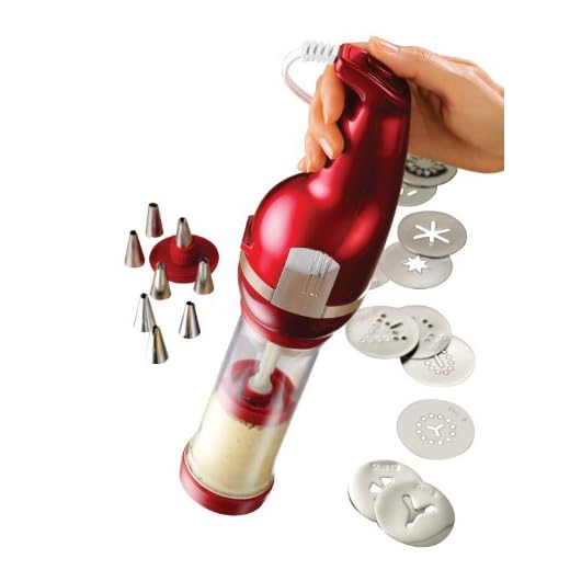 Nostalgia Electrics CDP200RED Retro Series Cookie Dough Press