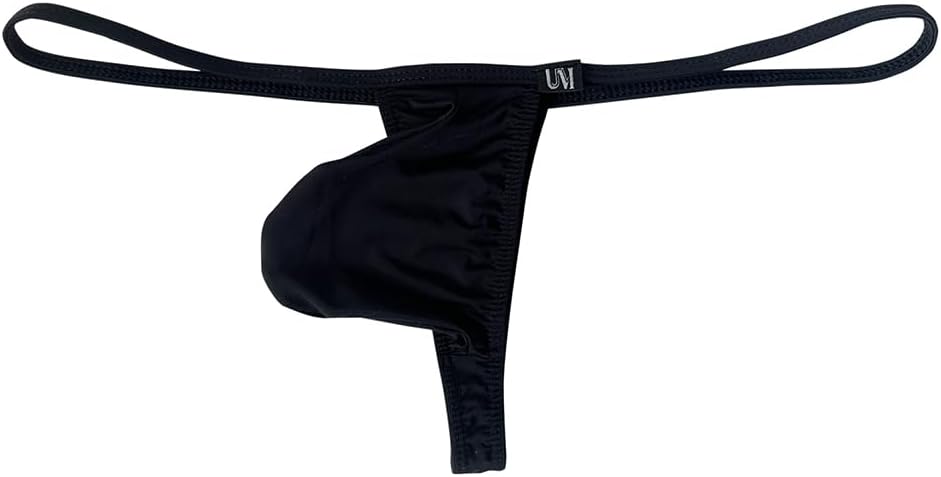 COMLIFE Men's Sexy G String Pouch Thong Low Waisted Ice Silk Breathable Underwear - Image 3