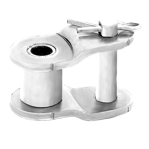 MAPLE ACE #50NP Offset Half Link for Nickel Plated Roller Chain (Qty 4)