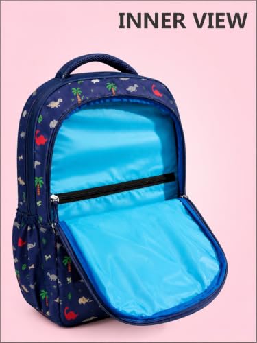 Image of PB Pearlbags 18L Printed Casual Backpack,3 Compartment,Premium Fabric,Water Resistant Anti Theft,School & College Bag for Boys and Girls,Office & Travel Bag for Men and Women,45X30X13 Cms